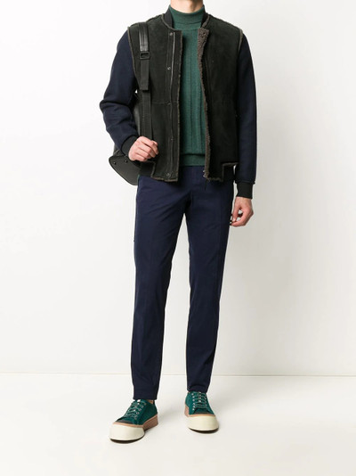 Lanvin mid-rise fitted chinos outlook