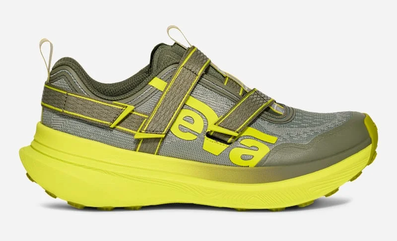 Men's Aventrail Trail Running Shoe in Deep Lichen Green/Sulphur Springs - 1
