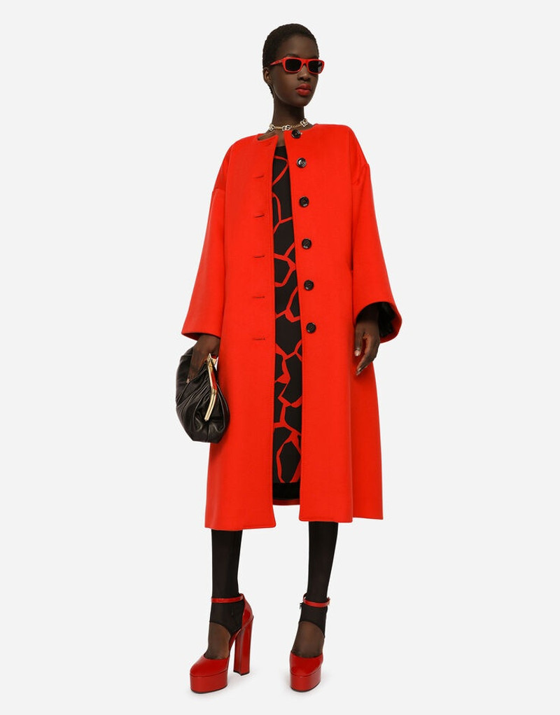 Belted baize coat 3
