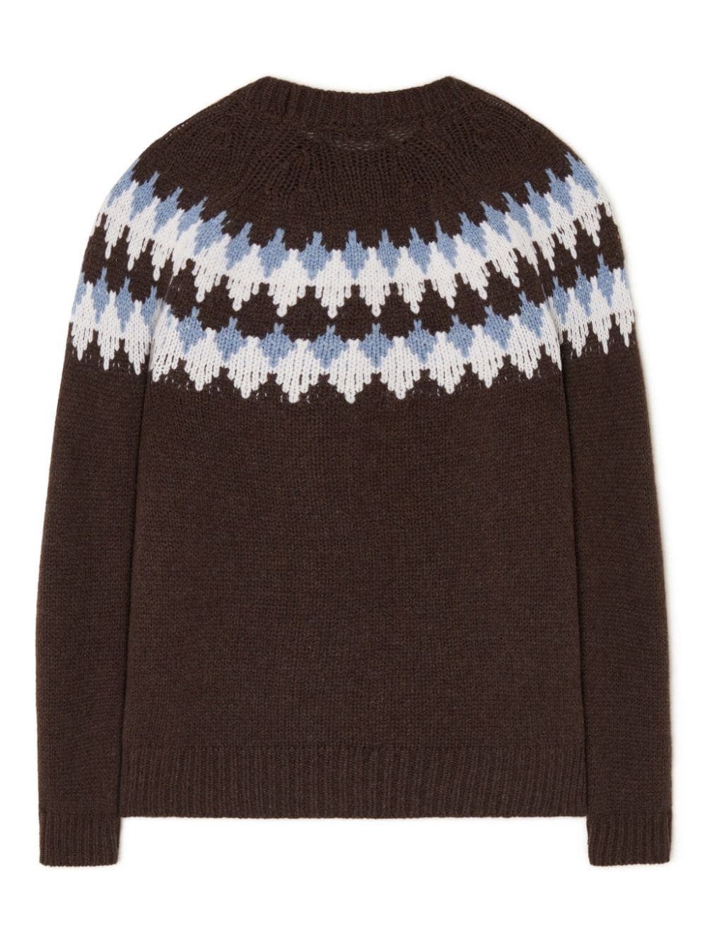 fair isle intarsia-knit wool sweater - 7