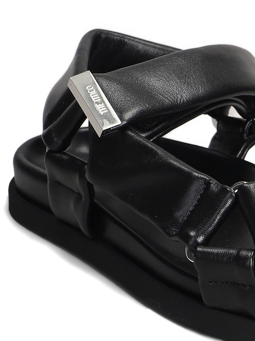 Salinas leather flat sandals - 5