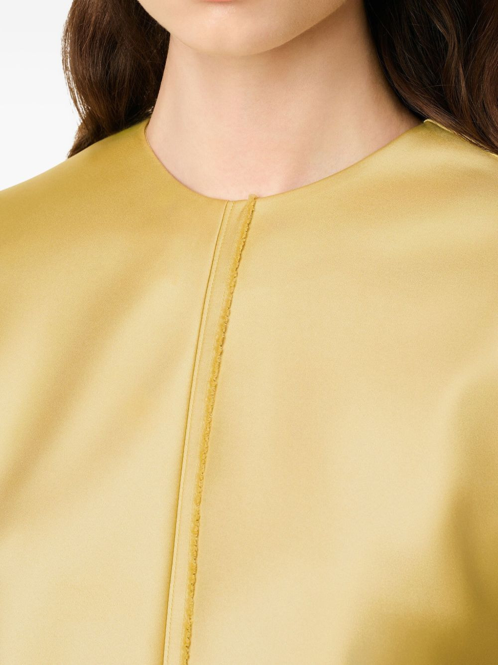 raw-edge sleeveless top - 6