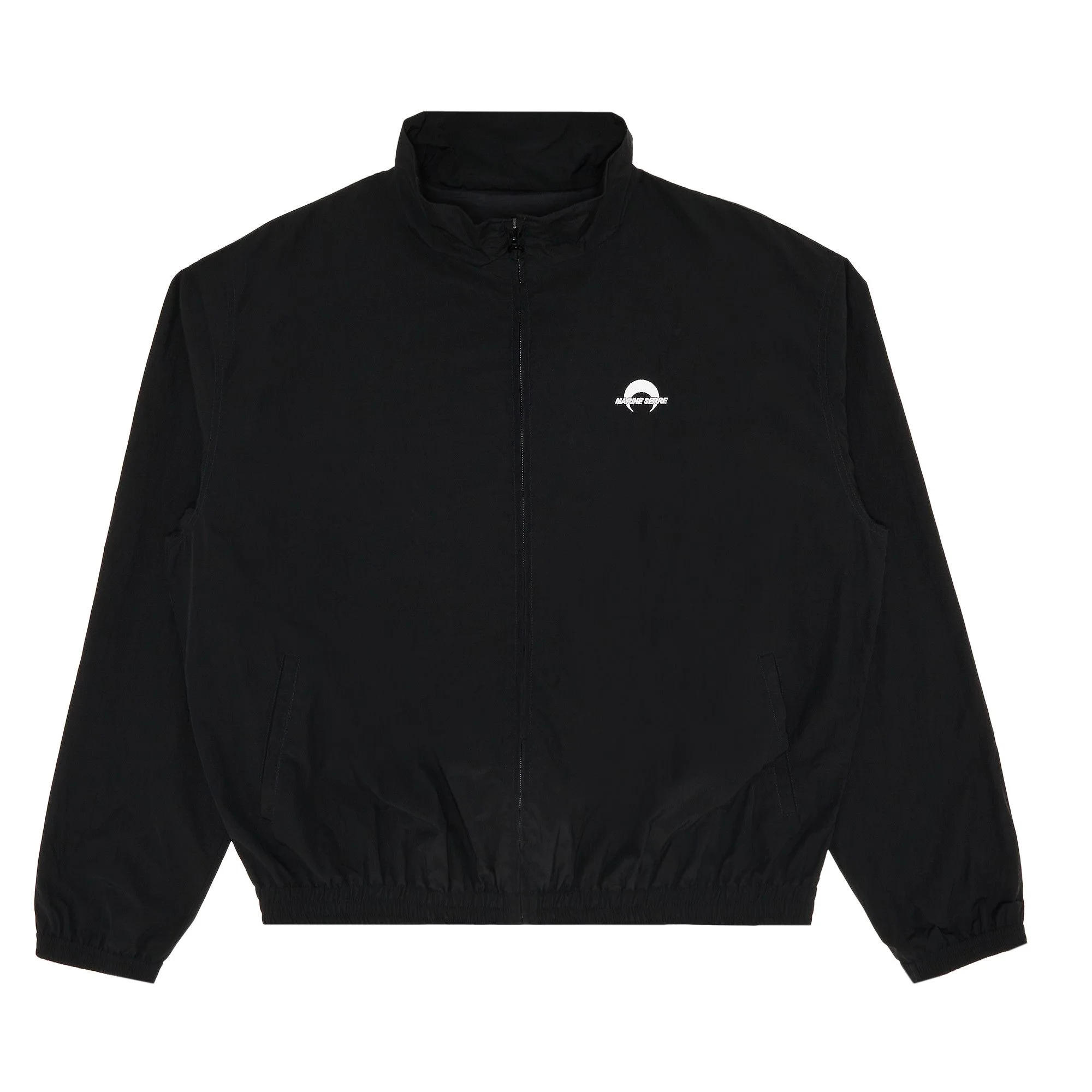 Marine Serre MS Sport Nylon Track Jacket 'Black' - 1