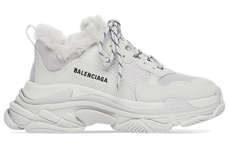 Balenciaga Triple S 'Faux Fur - Grey' 668563W3CQ51210 - 2