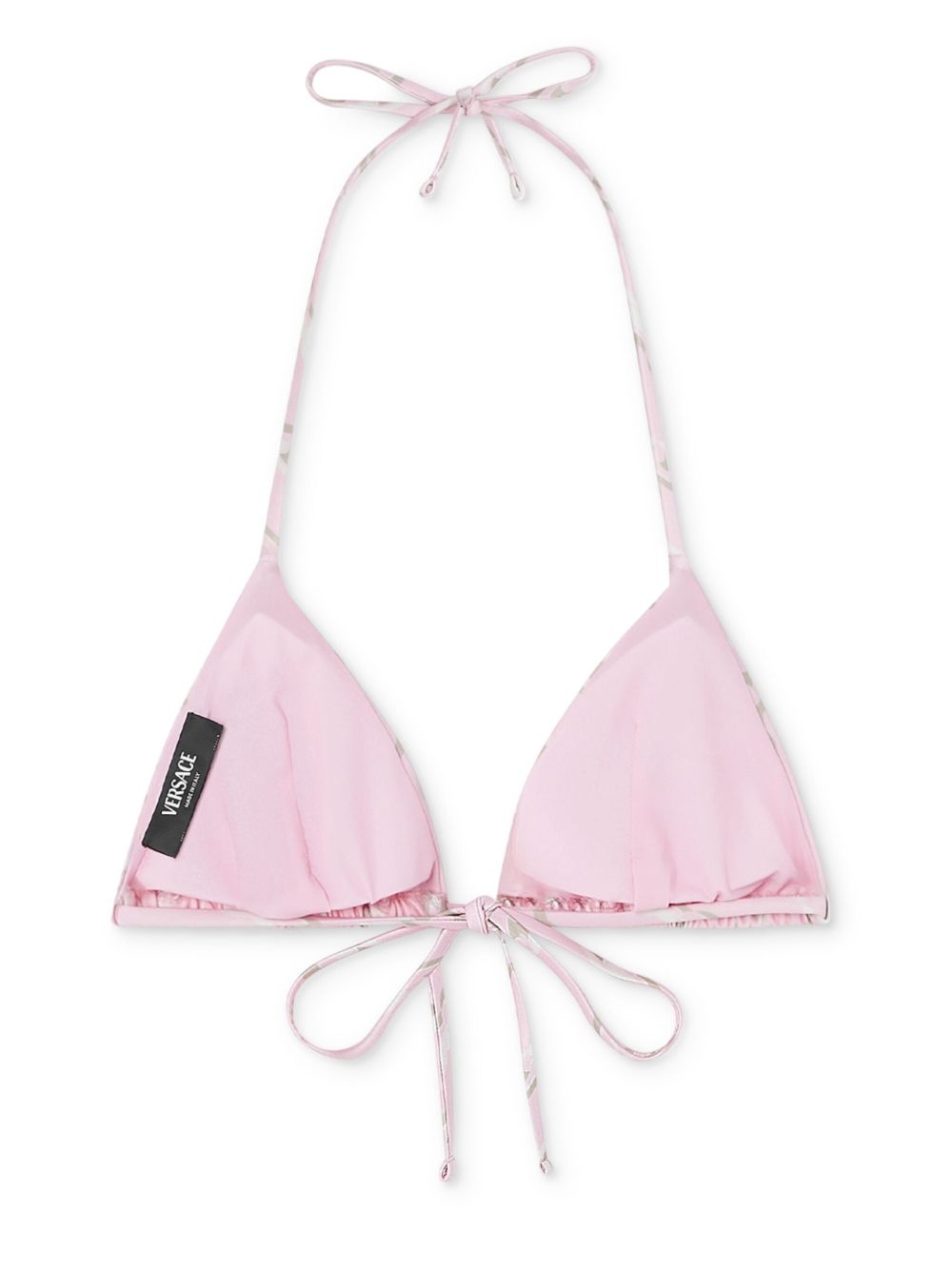 logo triangle-cup bikini top - 2