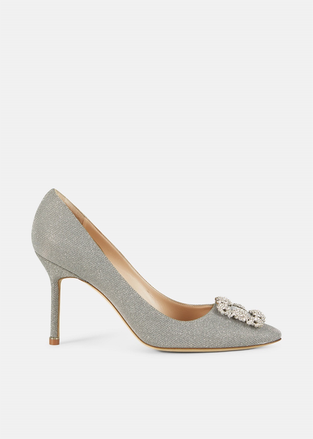 Hangisi 90 Glitter Silver Pumps - 1