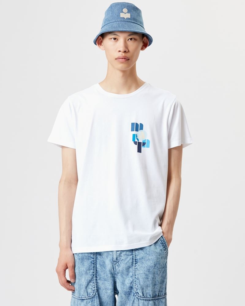 ZAFFERH COTTON LOGO TEE-SHIRT - 4