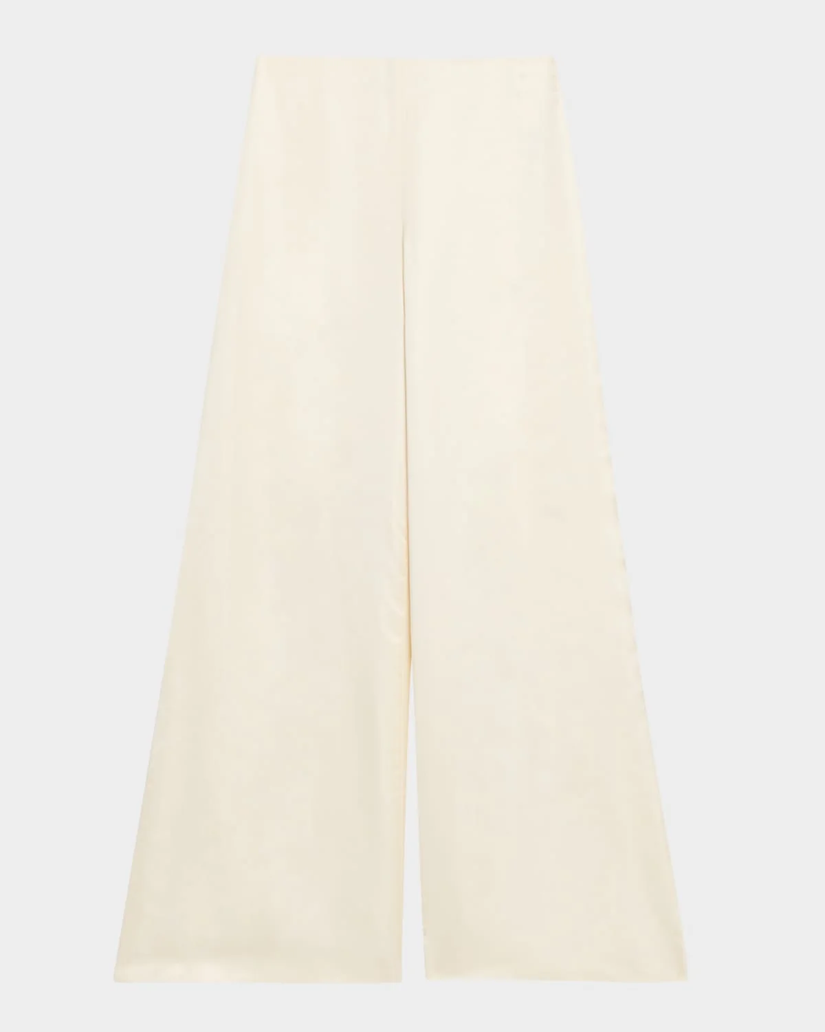Daria Washed Satin Wide-Leg Pants - 1