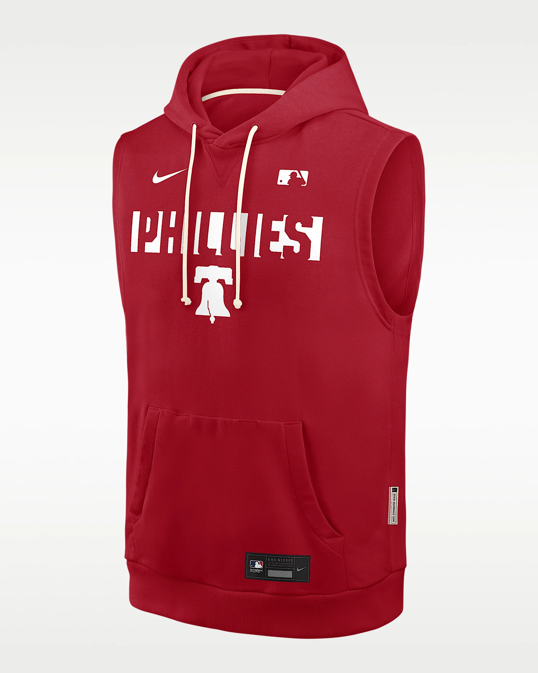Philadelphia Phillies Authentic Collection Standard Issue Men's Nike Dri-FIT MLB Sleeveless Pullover - 1