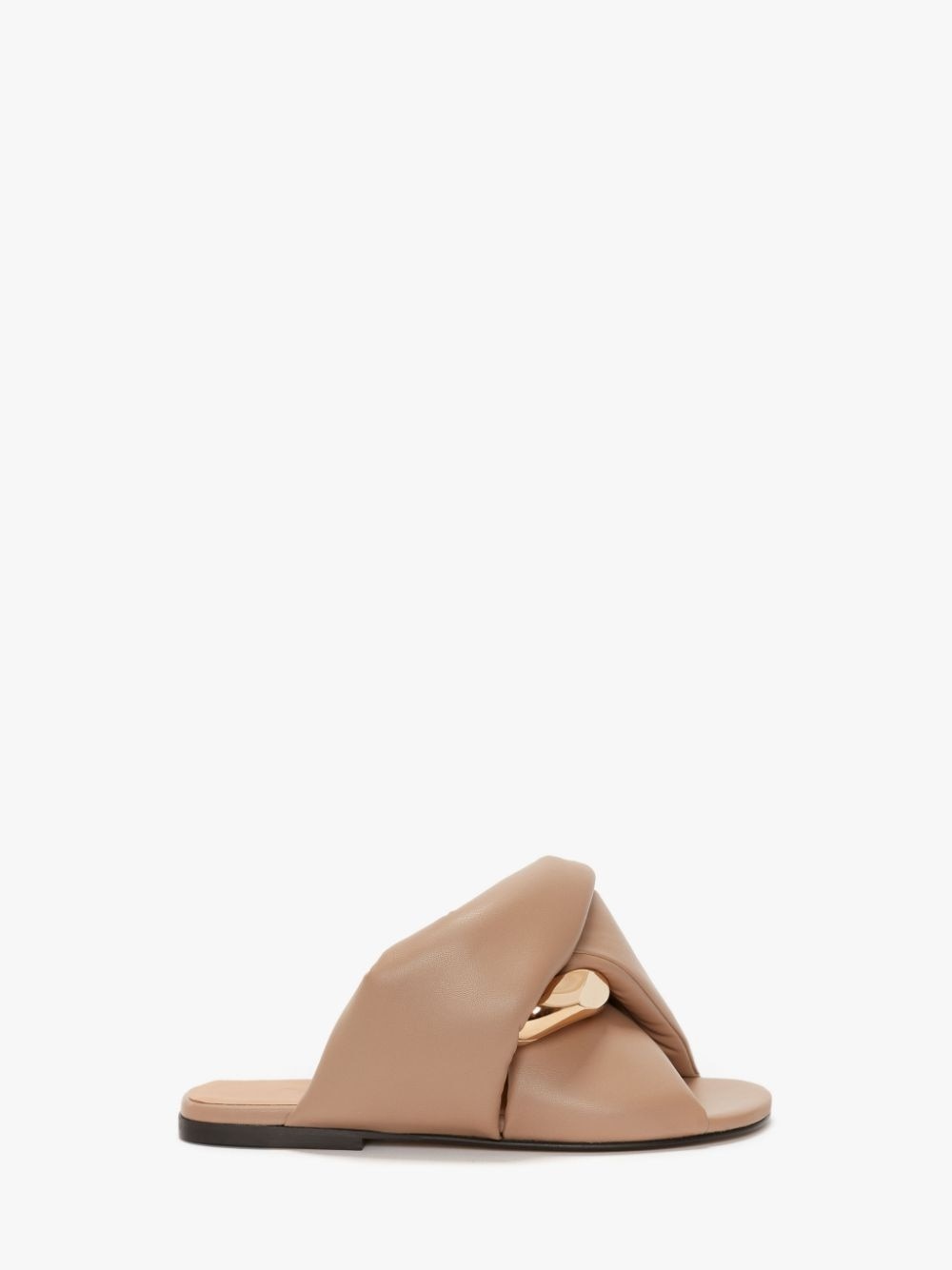 WOMEN'S CHAIN TWIST FLAT SANDAL - 1