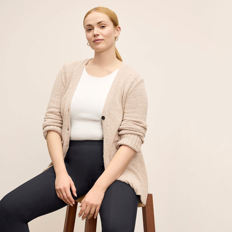 Tali Breeze Cardigan - Tape Yarn 5