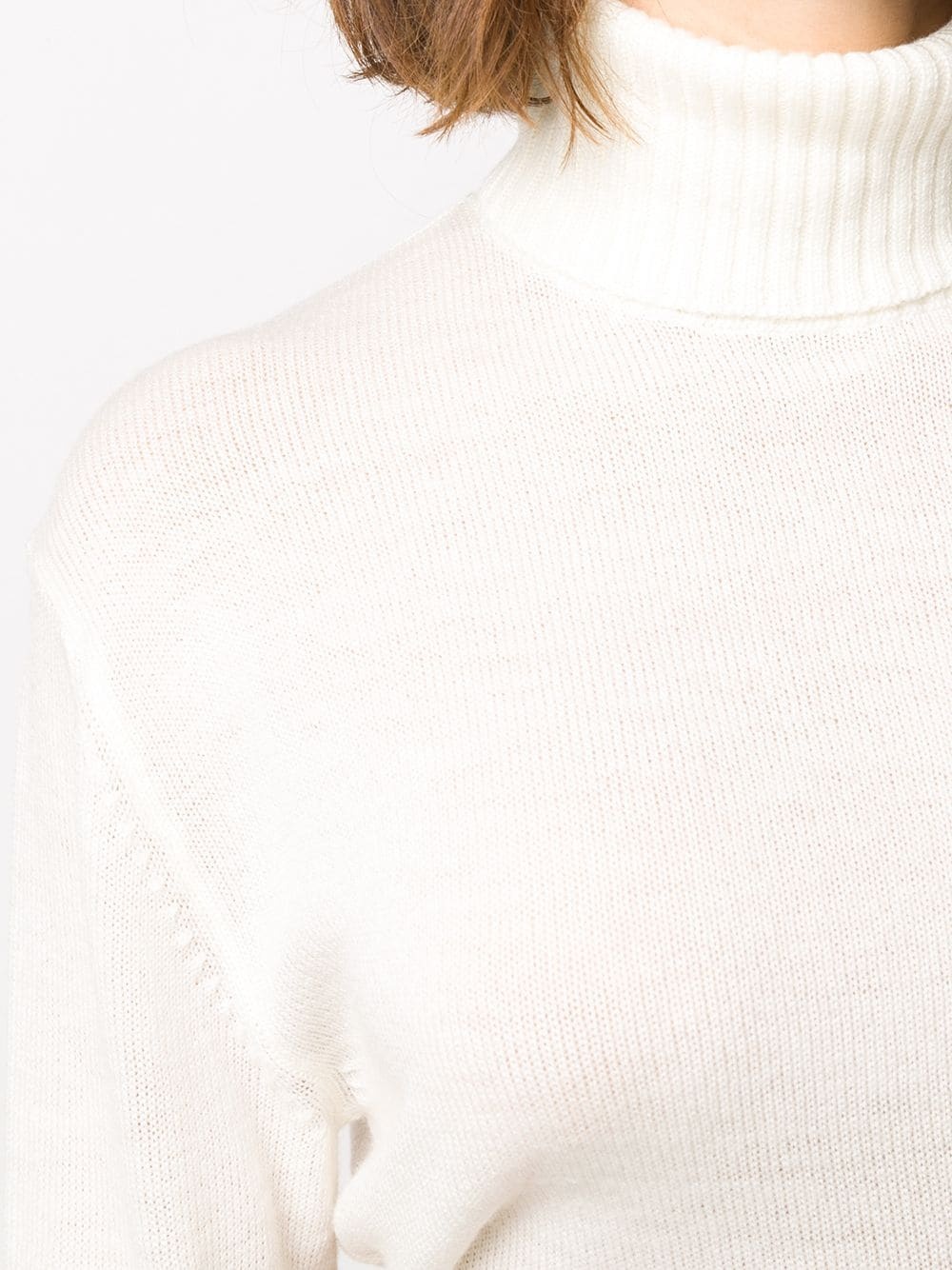 wool rollneck jumper - 5