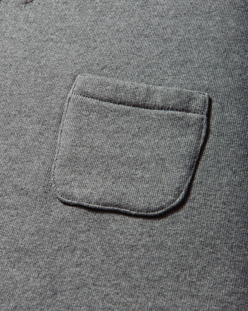 Boxy French Terry Sweatshirt Heather Grey 3