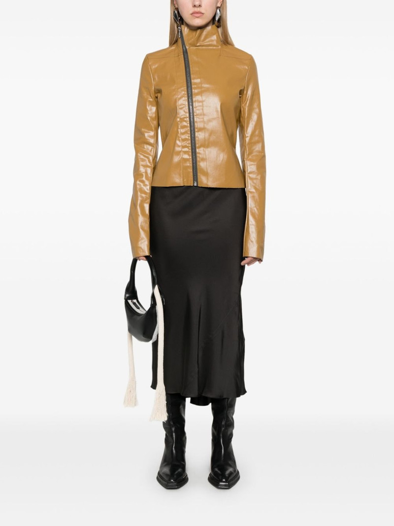 Rick Owens A-line bias midi skirt outlook