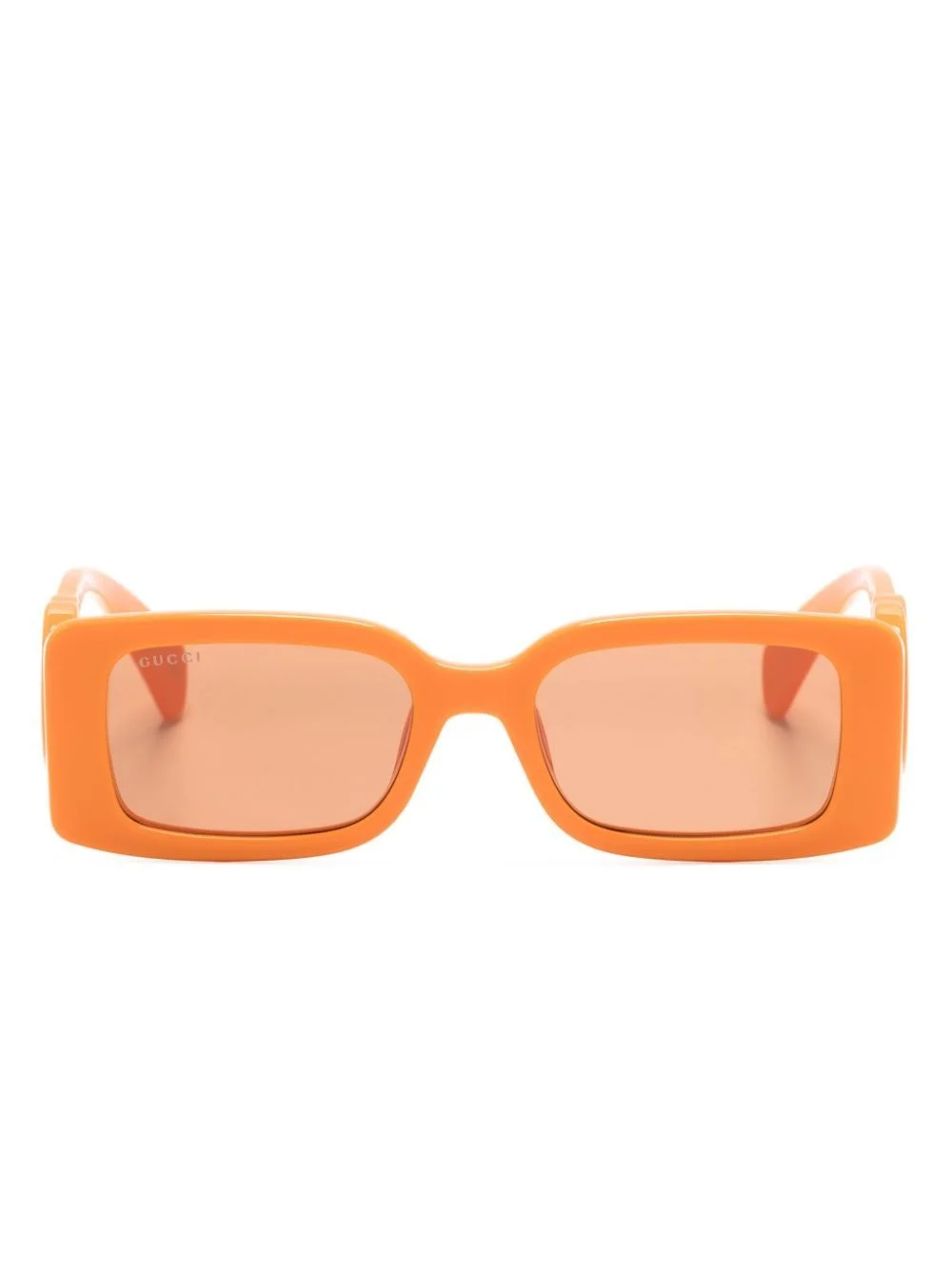Interlocking G rectangle-frame sunglasses - 1