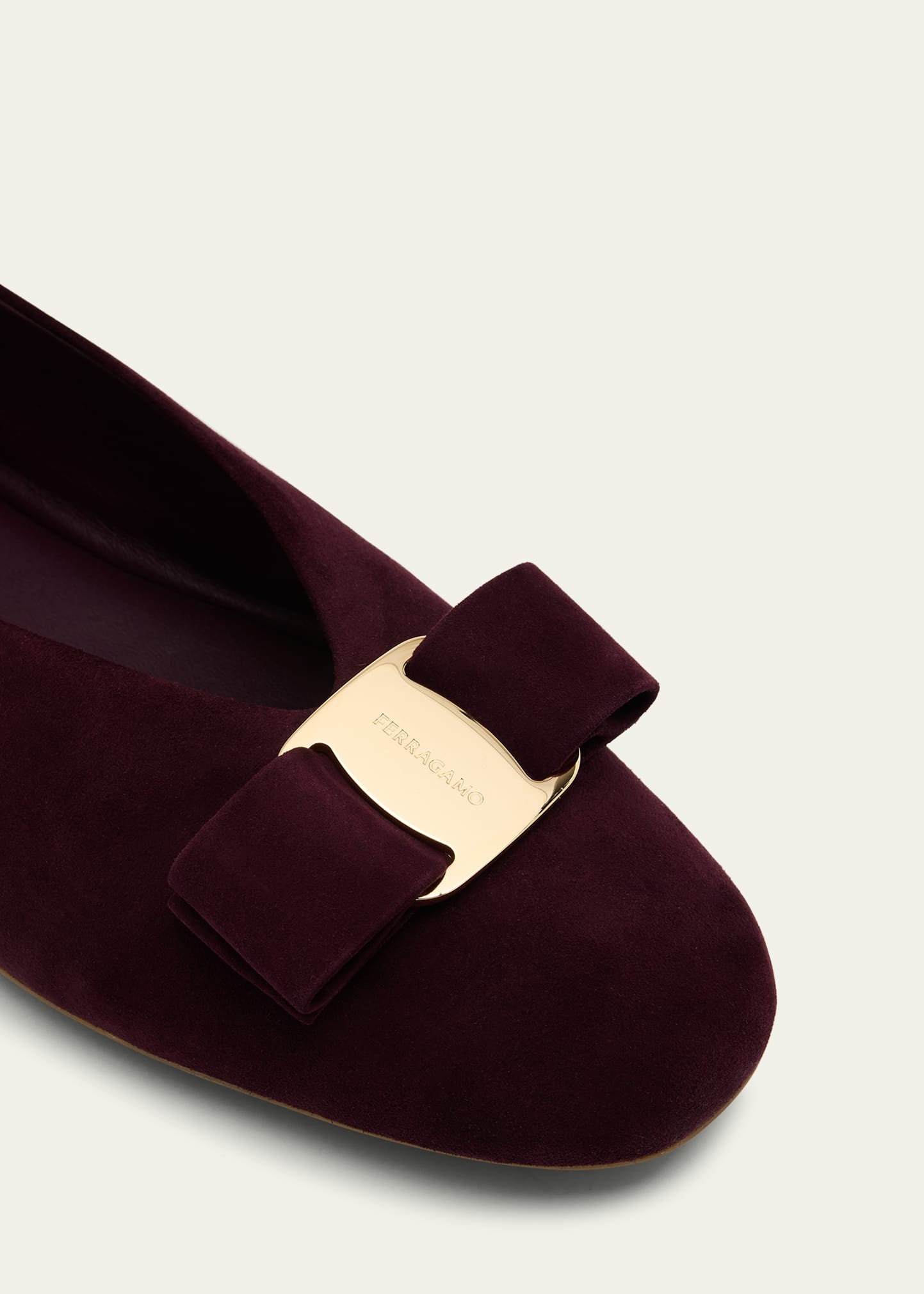 Vanna Suede Bow Ballerina Flats - 6