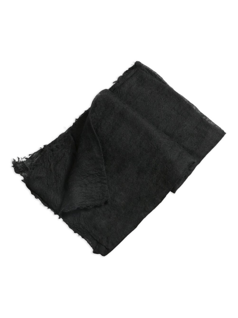 FRENCKENBERGER frayed-edge scarf outlook
