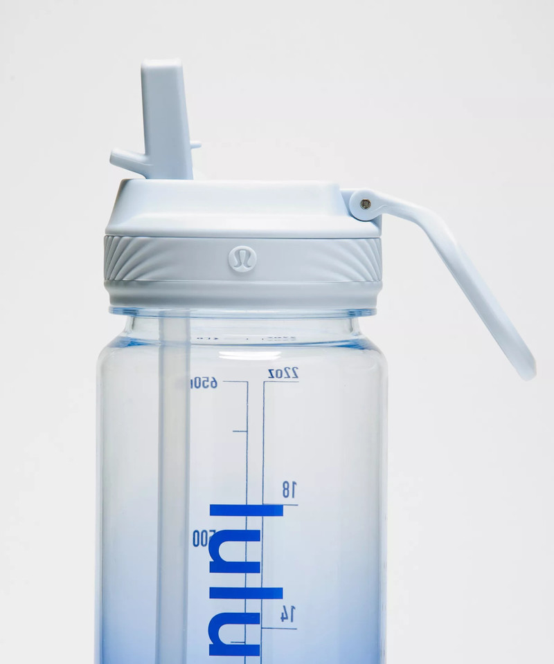 Back to Life Clear Bottle 24oz *Straw Lid 3