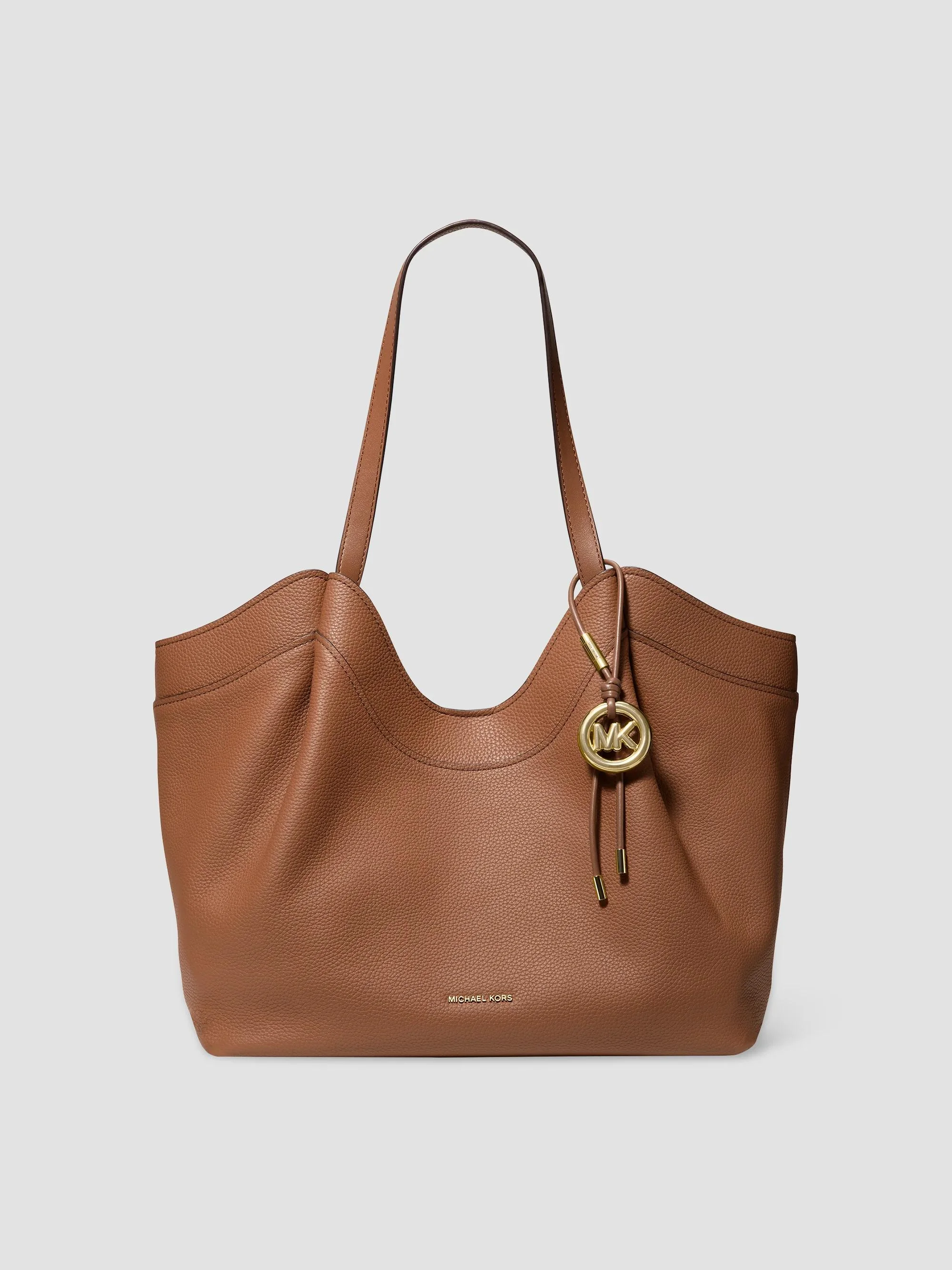Women's Nolita Large Leather Tote Bag - Luggage - 1