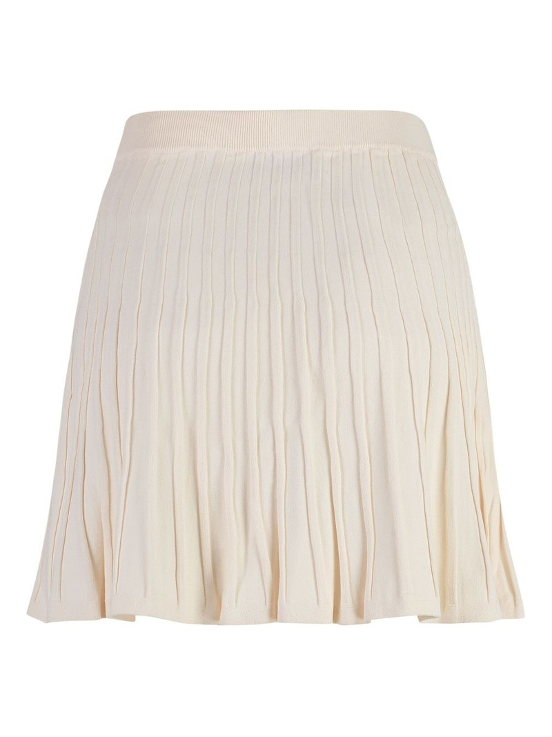 Yves Salomon plissé-effect mini skirt outlook
