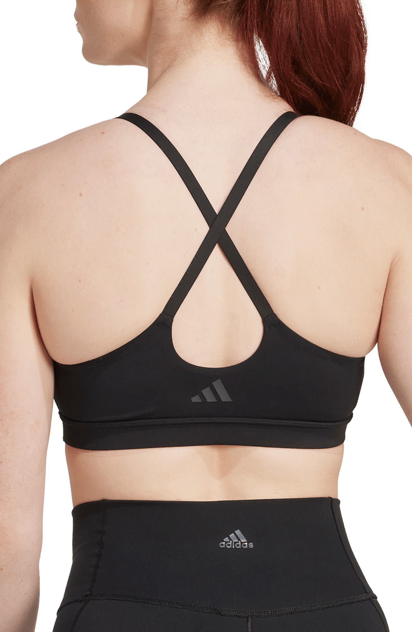 adidas All Me Sports Bra in Black at Nordstrom - 2
