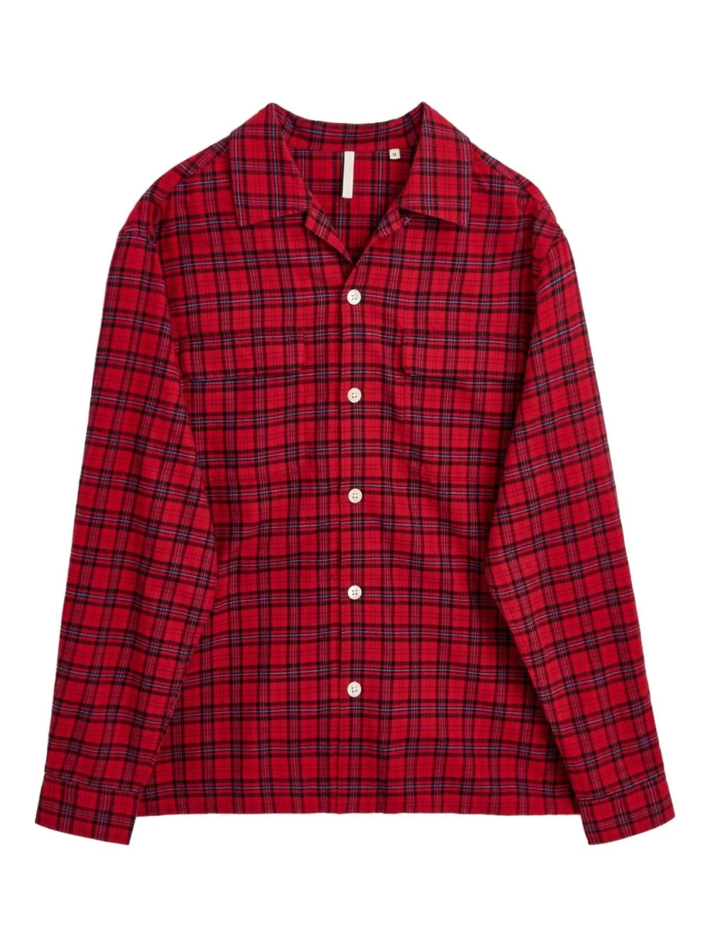 check-pattern shirt - 1