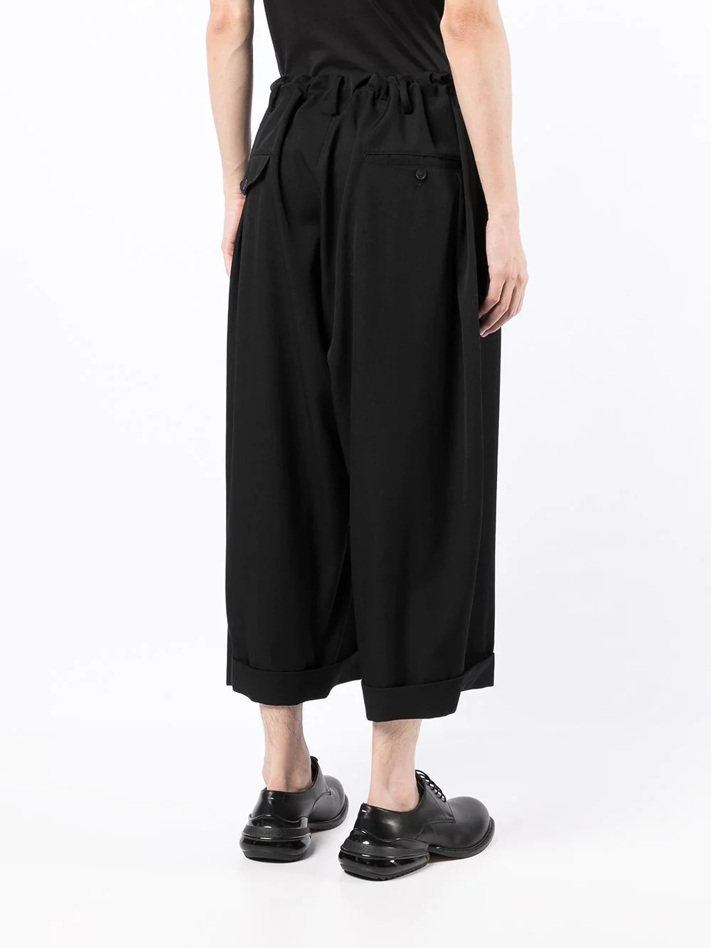 tailored-cut cropped trousers - 4