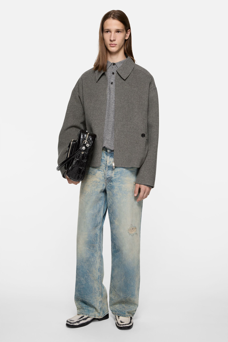 Acne Studios Cashmere jacket - Vintage grey melange outlook