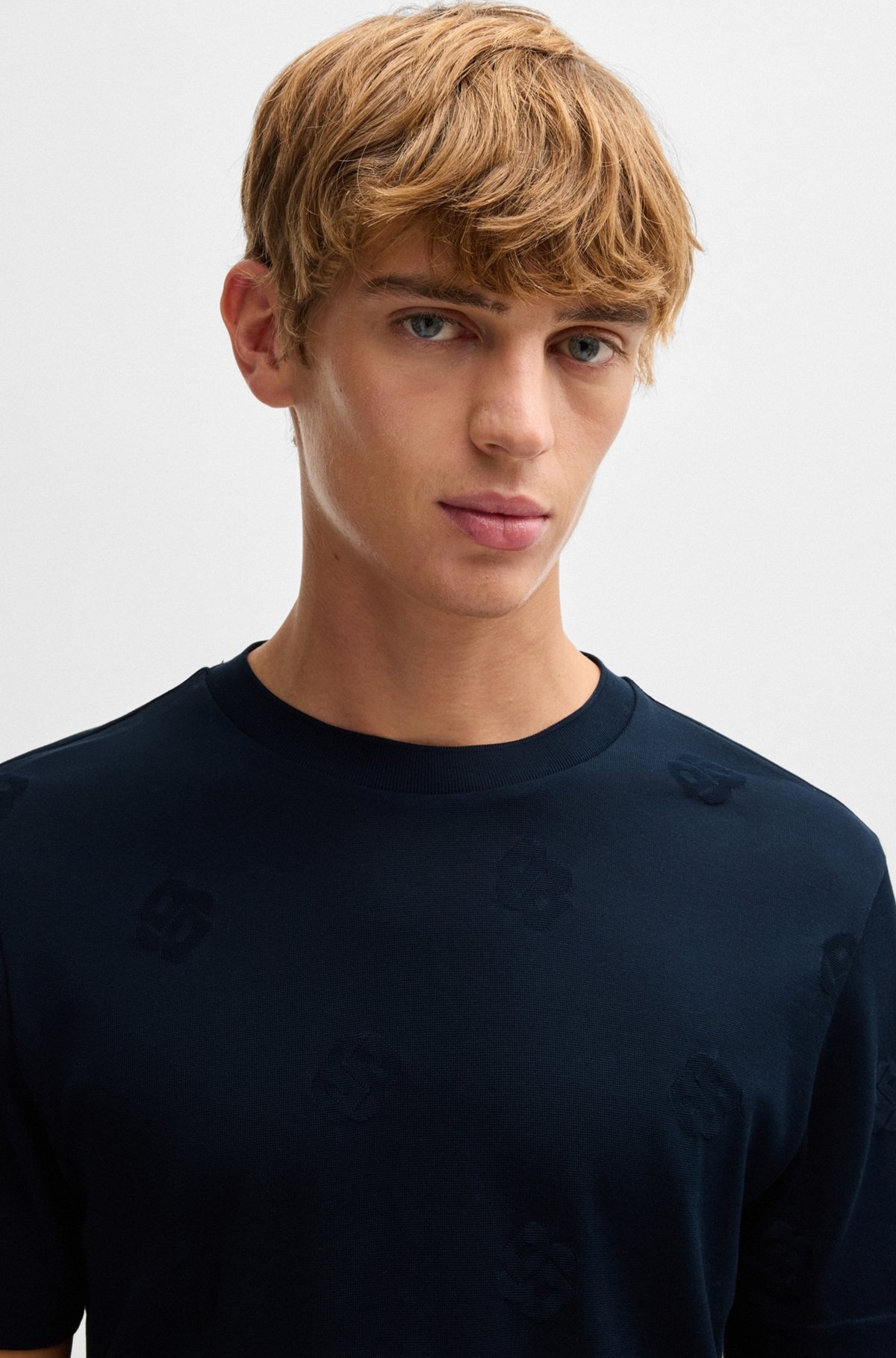 MERCERIZED-COTTON T-SHIRT WITH DOUBLE B MONOGRAMS - 3