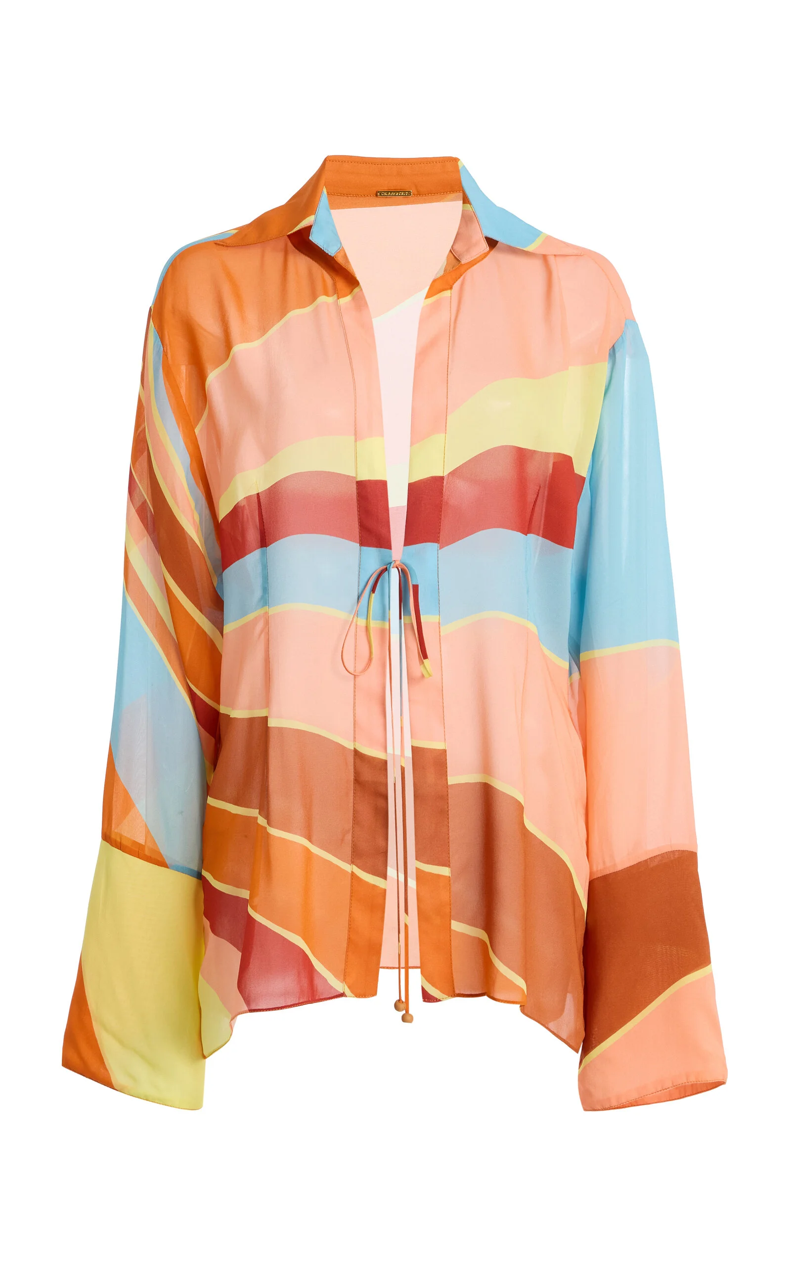 Exclusive La Isla Rosalia Striped Georgette Top multi - 1