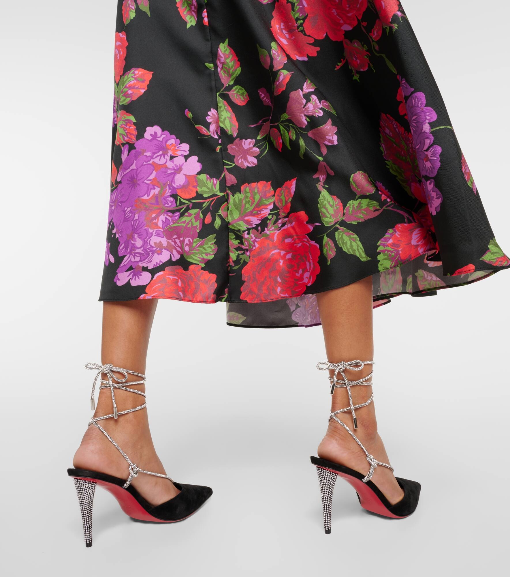 Astrid Lace Strassita 85 suede pumps - 7
