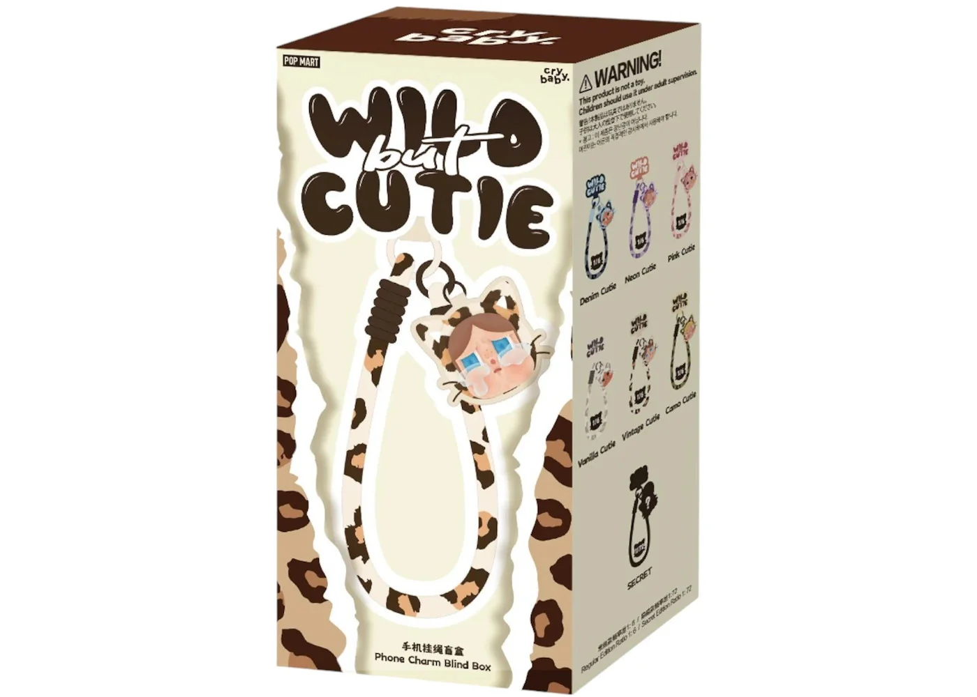 Pop Mart Crybaby Wild but Cutie Series Phone Charm Single Blind Box - 1