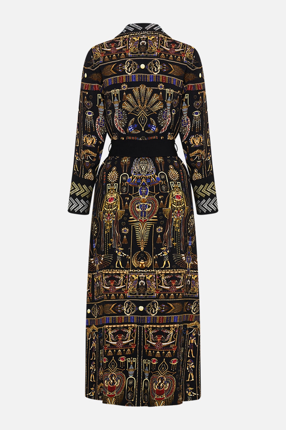 CUFFED SHORT SIDE SPLIT COAT - 7