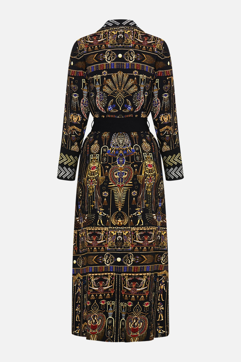 CUFFED SHORT SIDE SPLIT COAT 7