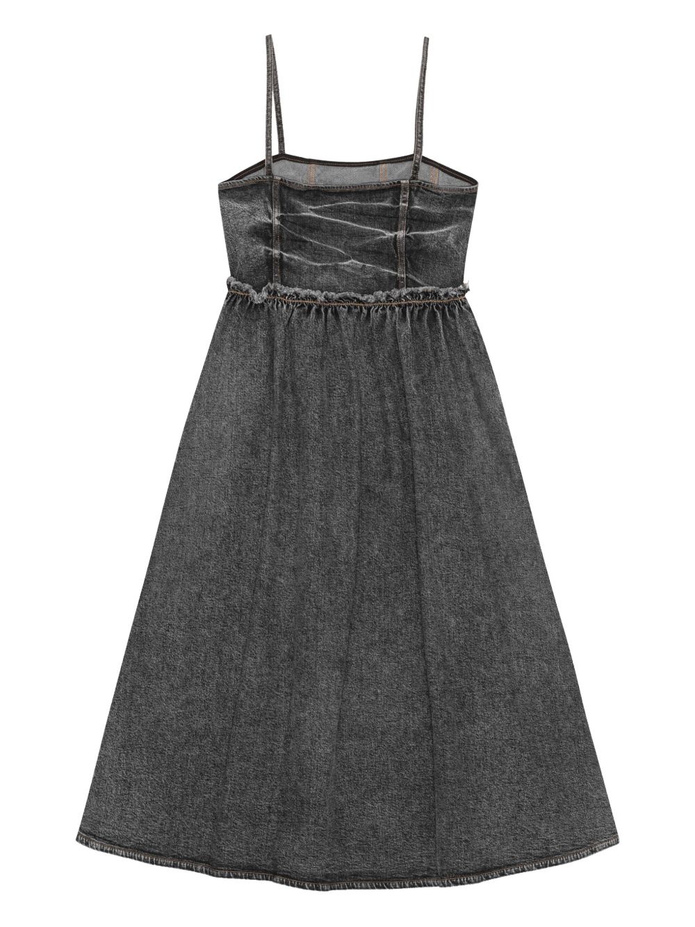 denim midi dress - 5