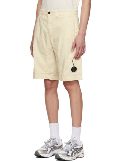 C.P. Company Off-White Utility Shorts outlook