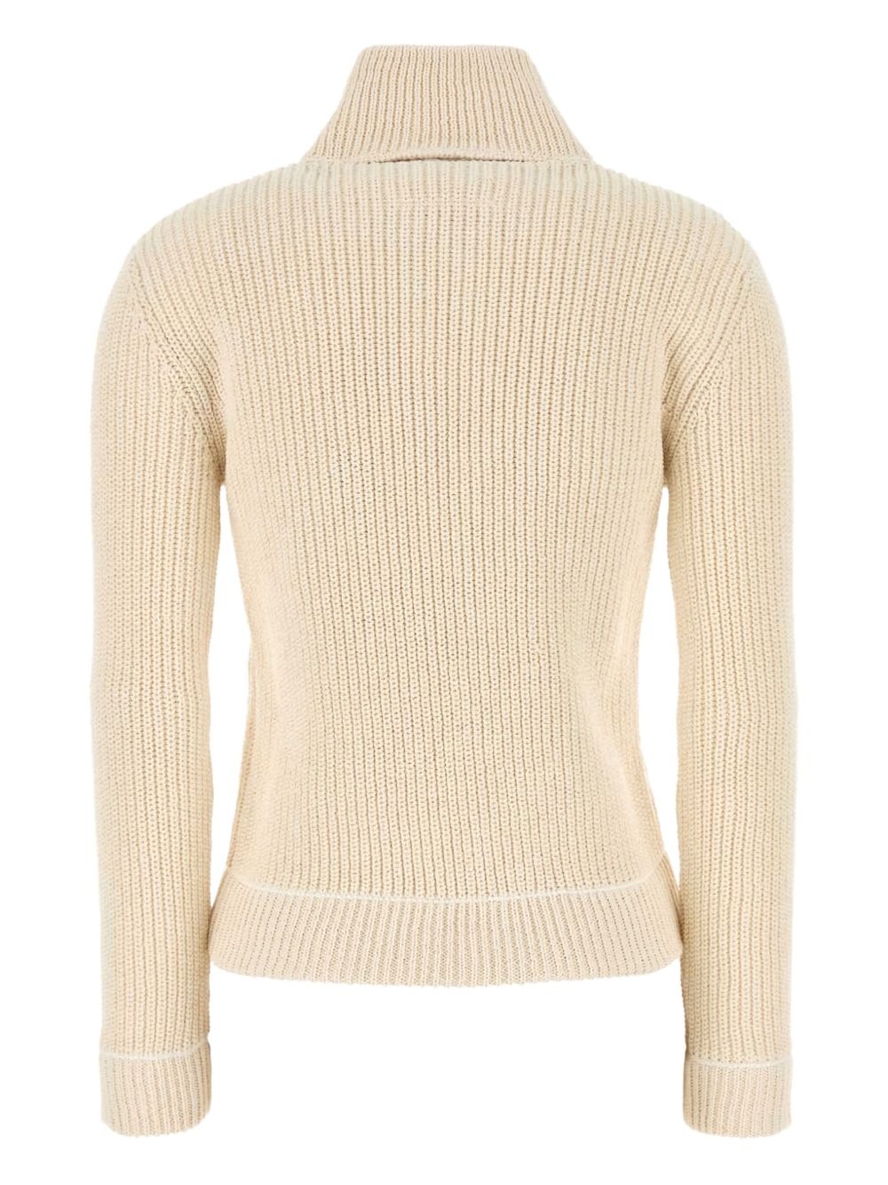zip-up cardigan - 2