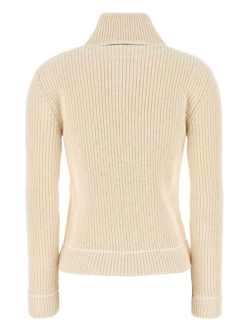 MM6 Maison Margiela zip-up cardigan outlook