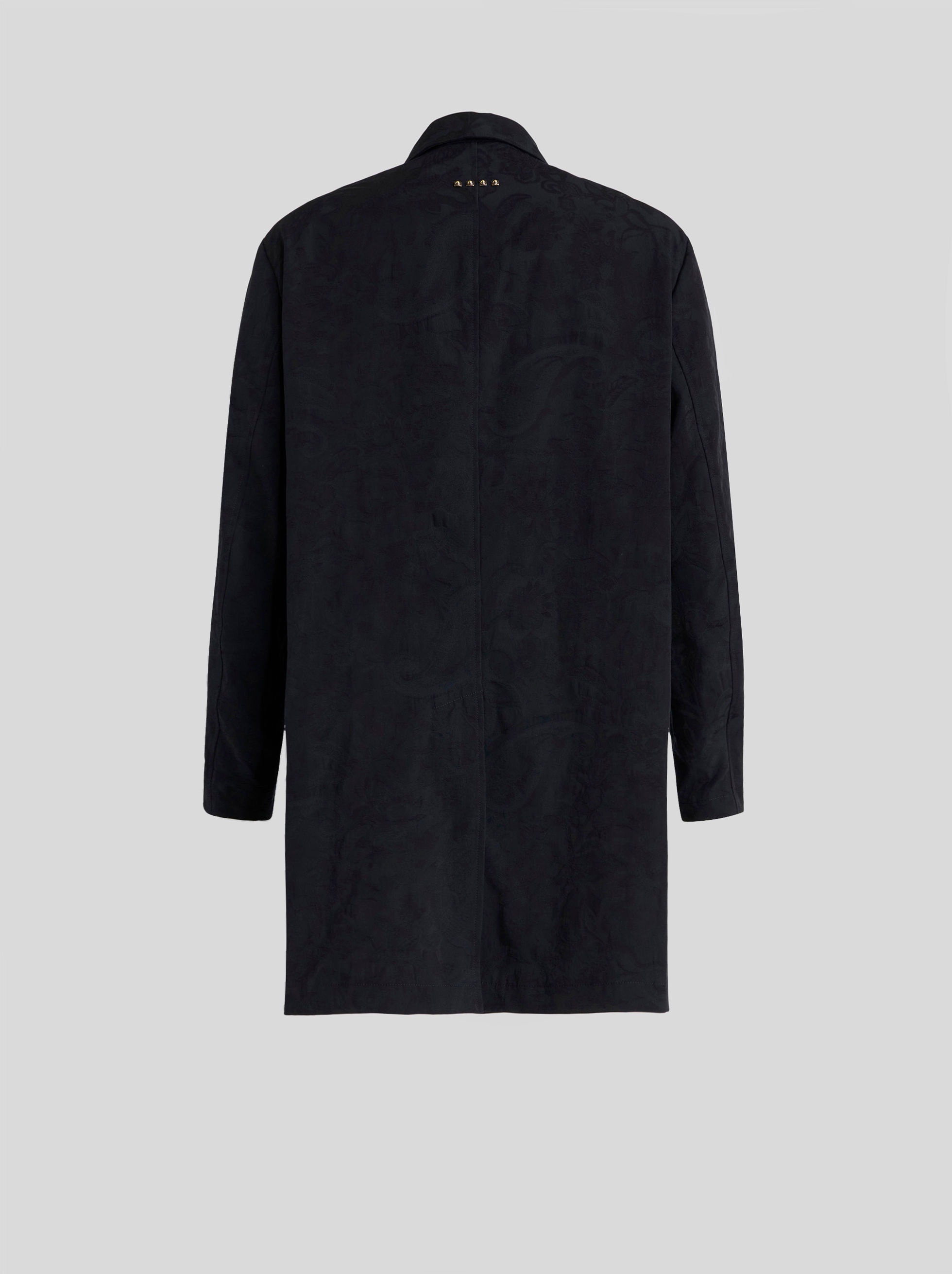 PAISLEY DESIGN JACQUARD TRENCH COAT - 5