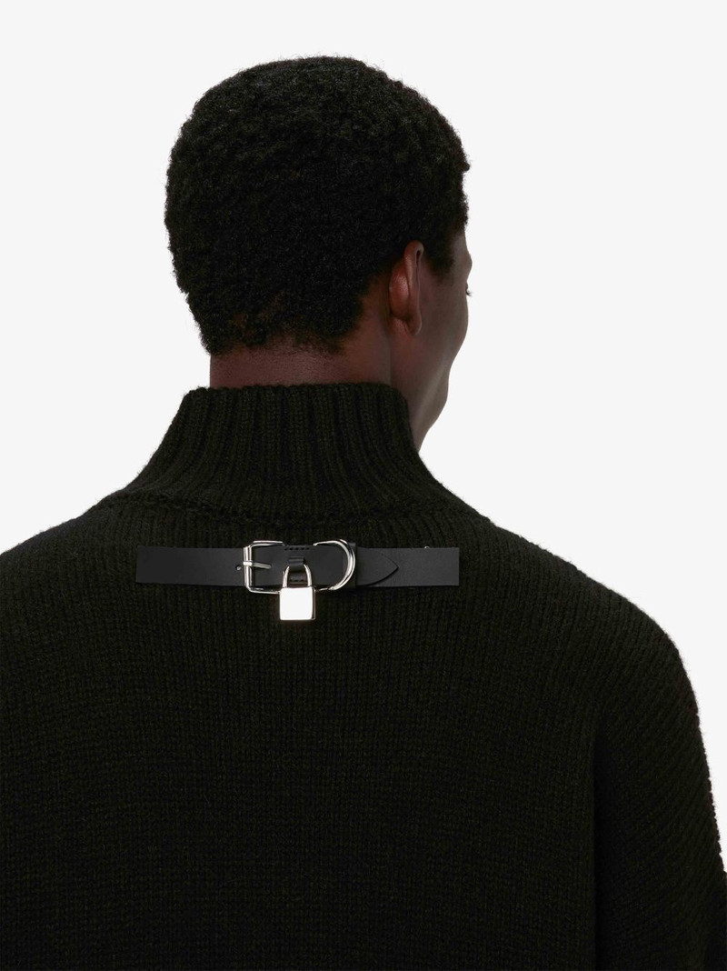 LEATHER PATCH POCKET JUMPER 6