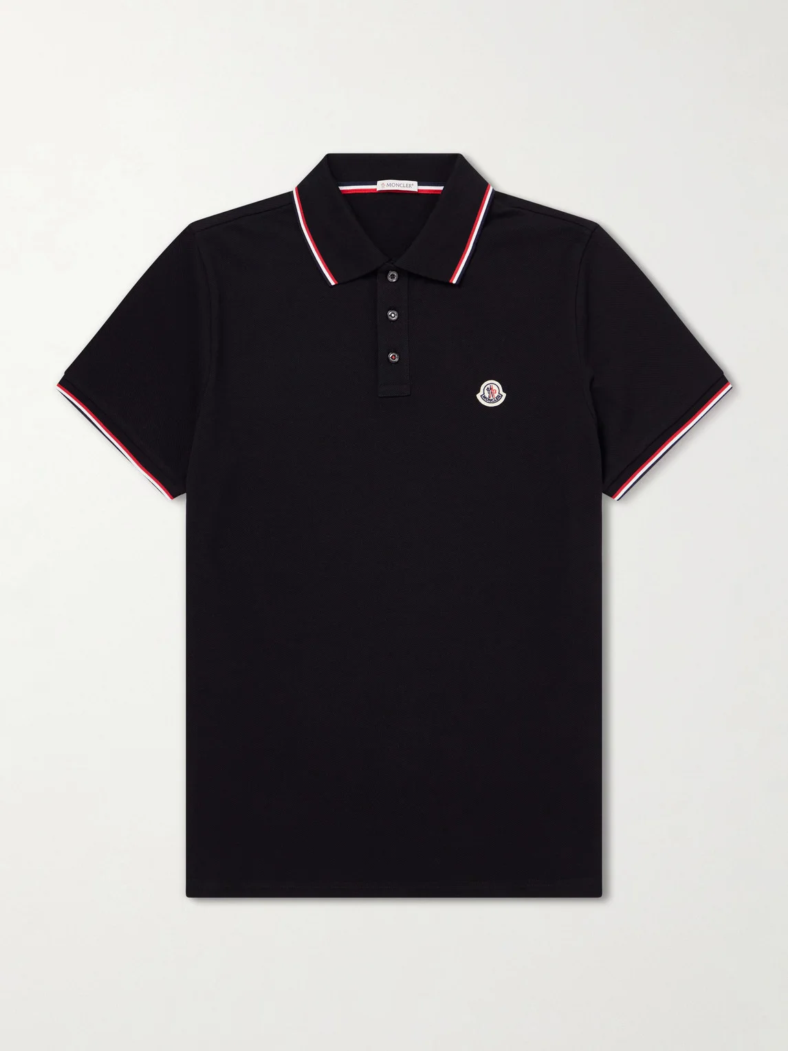 Logo-Appliquéd Cotton-Piqué Polo Shirt - 1
