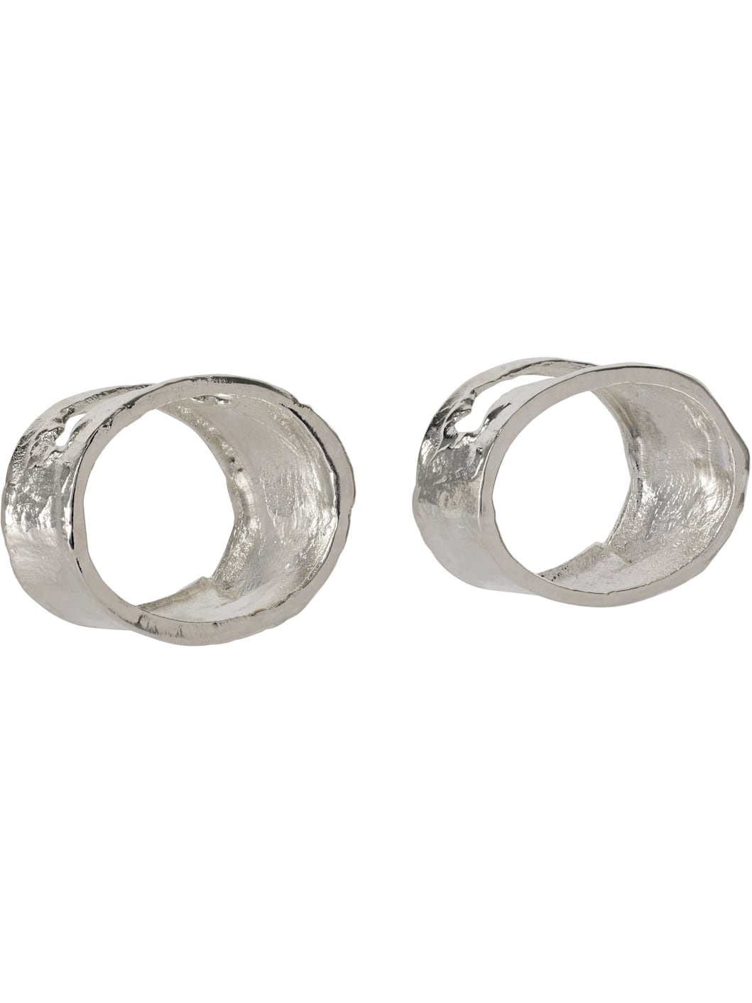 SSENSE Exclusive Silver 'The Totemic Devotion' Napkin Rings - 2
