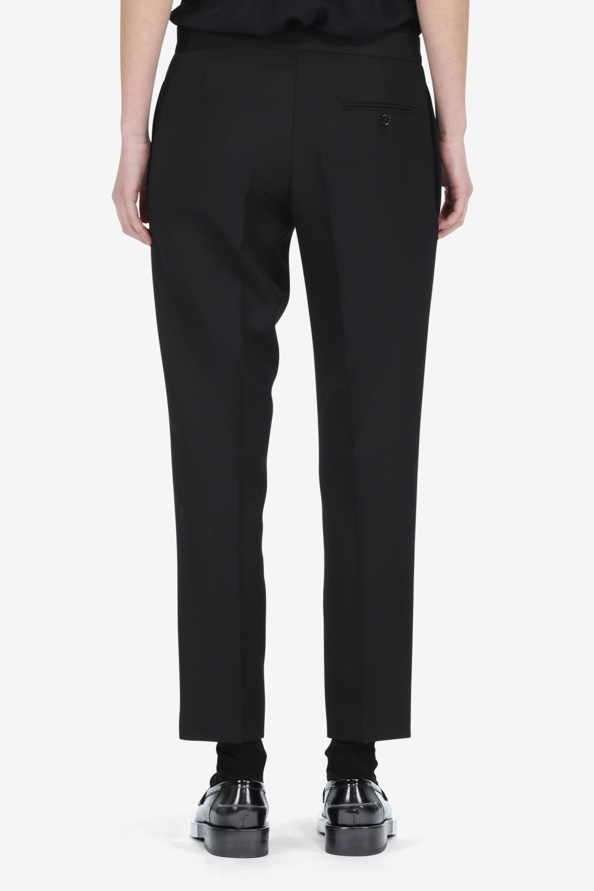 CROPPED STRAIGHT-LEG TROUSERS - 2