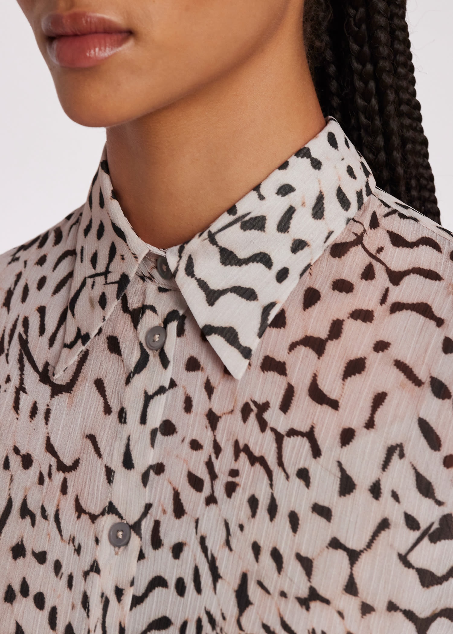 White 'Feather' Shirt - 5