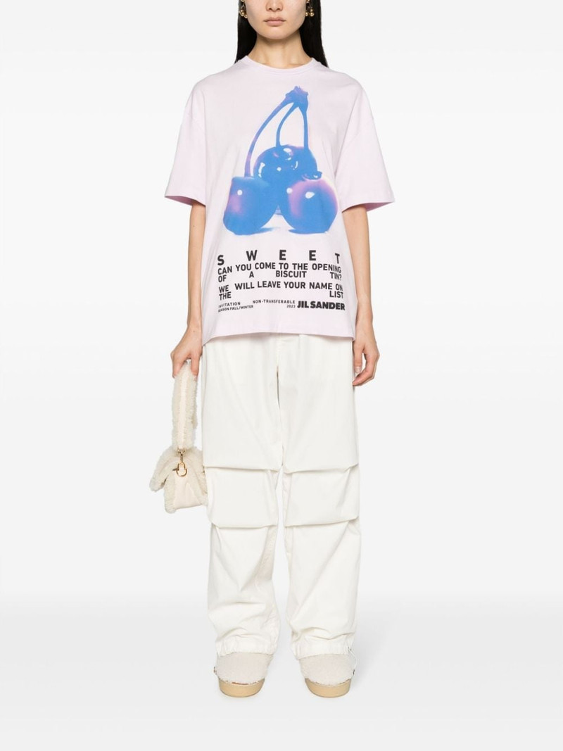 Jil Sander graphic-print cotton T-shirt outlook