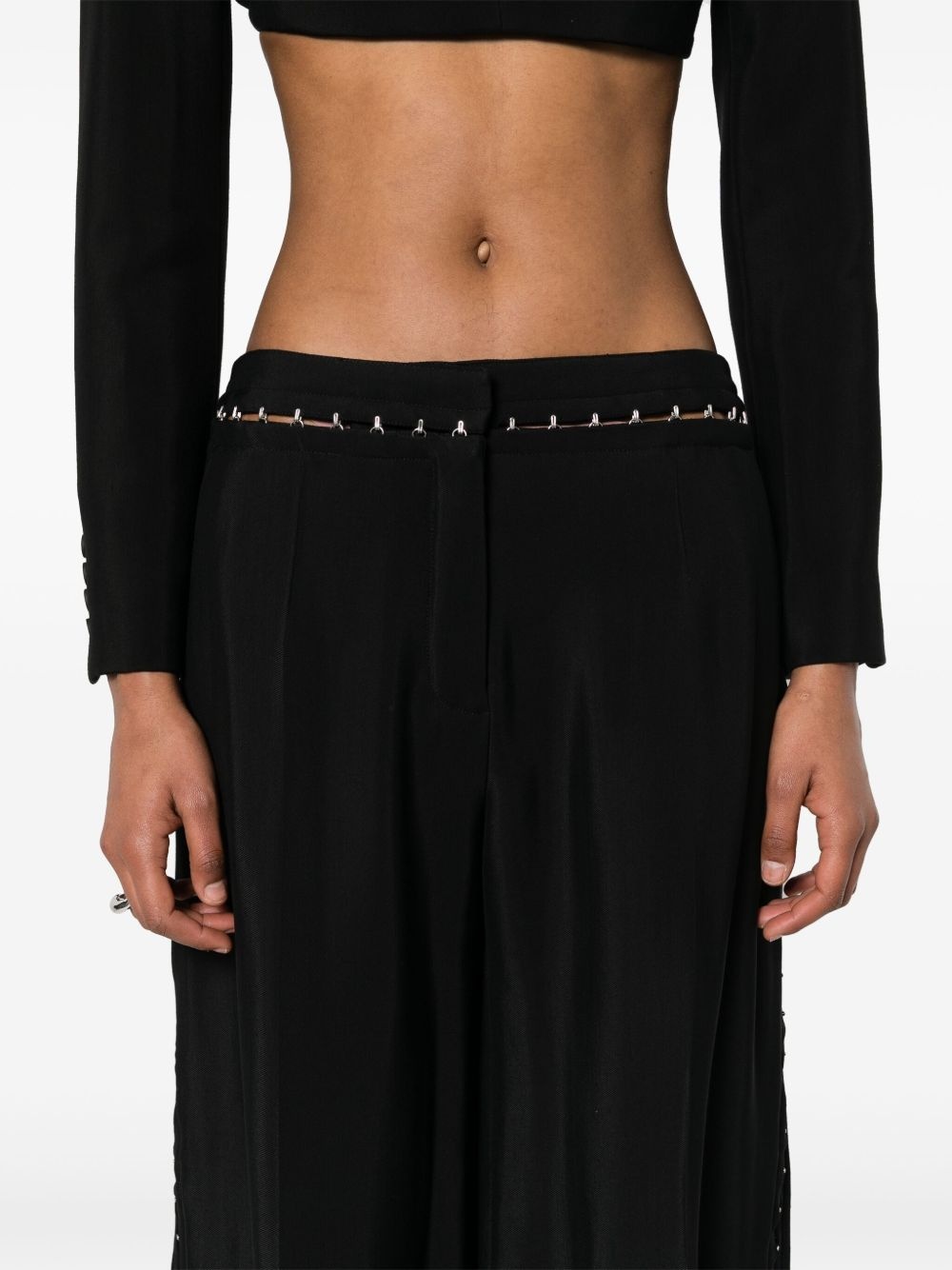 Hook & Eye wide-leg trousers - 5
