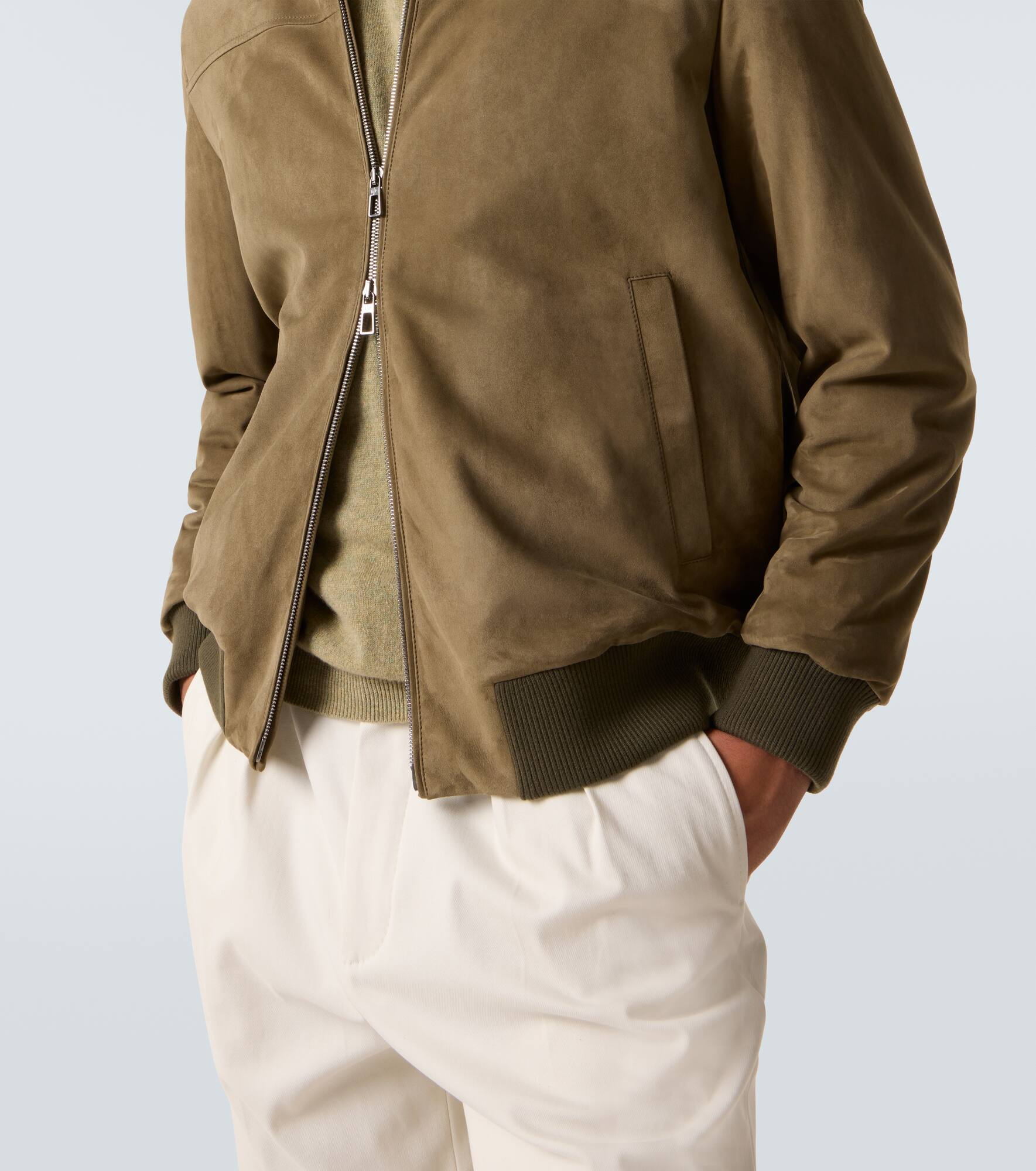 Ivy leather bomber jacket - 6