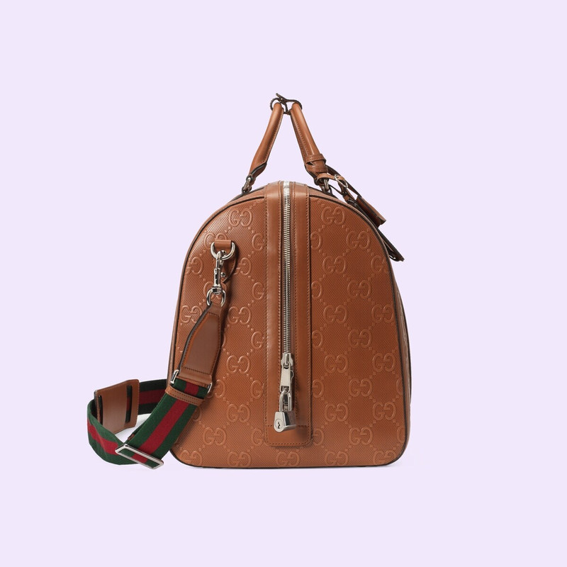 GG embossed large duffle bag 6