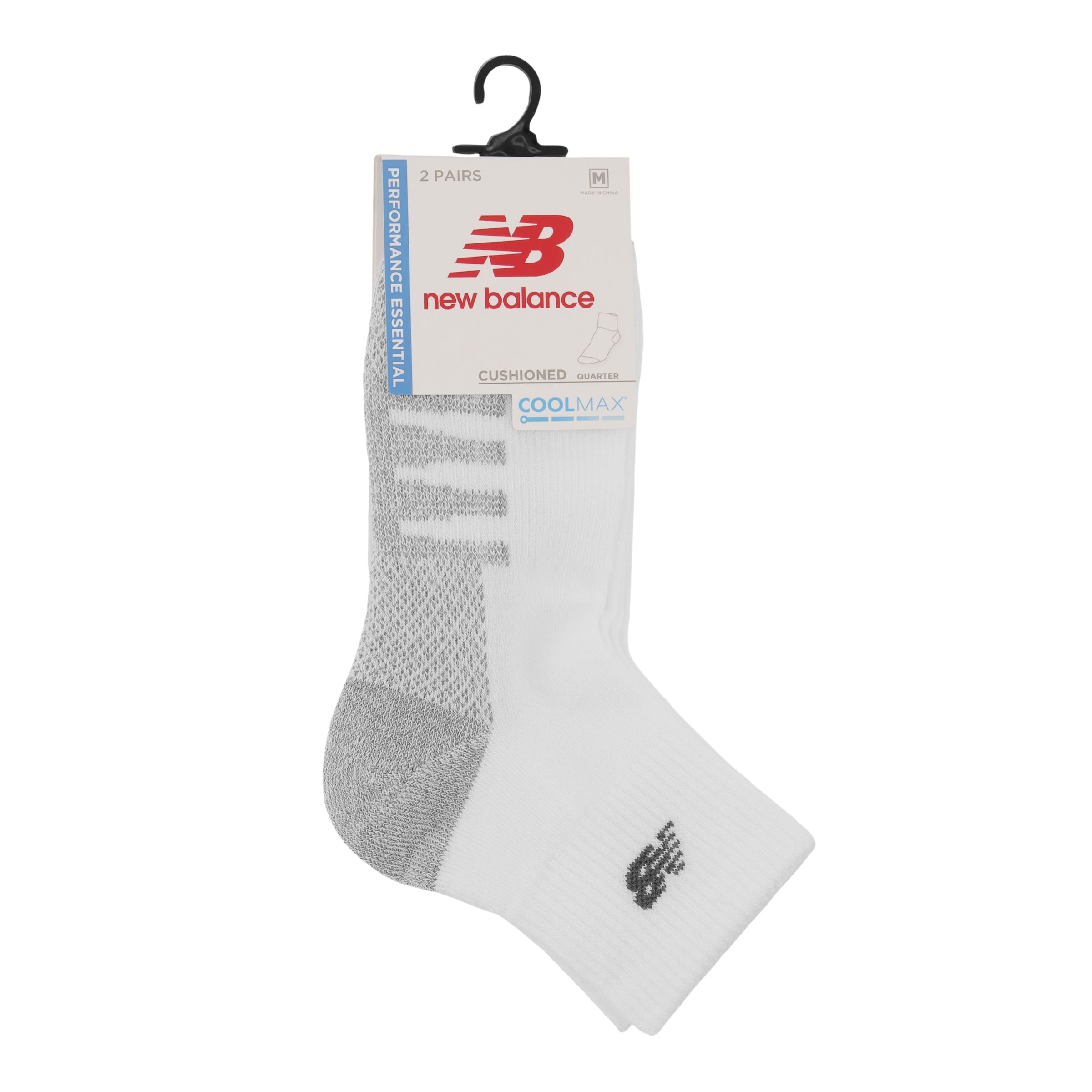 Coolmax Quarter Socks 2 Pack - 3
