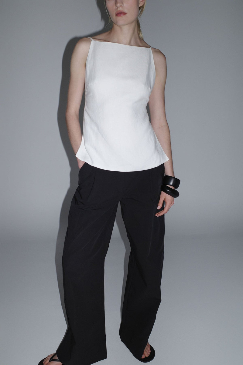 Utility Pleat Pants - Black 7